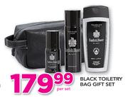 Yardley Black Toiletry Bag Gift Set-Per Set