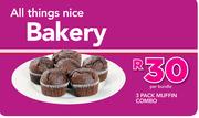 3 pack Muffin Combo-Per Bundle