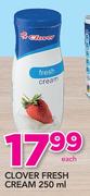 Clover Fresh Cream-250ml Each