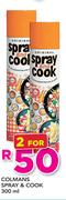 Colmans Spray & Cook-2 x 300ml