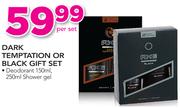 Dark Temptation Or Black Gift Set-Per Set