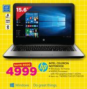 HP 15.6" Intel Celeron Notebook