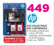 HP 652 Value Pack Ink Cartridges