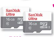 Sandisk 16GB Micro SD Card-For 2