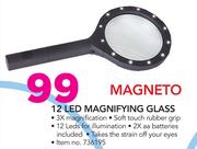 Magneto 12 LED Magnifying Glass