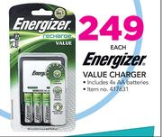 Energizer Value Charger-Each