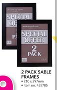 2 Pack Sable Frames-210 x 297mm Per Pack