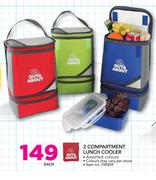 Out And About 2 Compartment Lunch Cooler-Each