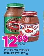 Pecks Or Redro Fish Paste-125g Each