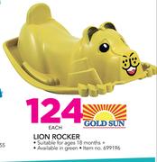 Gold Sun Lion Rocker