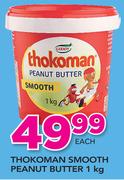 Thokoman Smooth Peanut Butter-1Kg Each