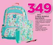 3 Piece Bundle Backpack-Each
