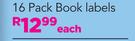Hello Kitty 16 Pack Book Labels-Each