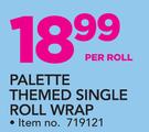 Palette Themed Single Rool Wrap-Per Roll