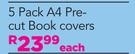 Palette 5 Pack A4 Pre Cut Book Covers-Each