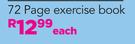 Hello Kitty 72 Page Exercise Book-Each