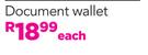 Frozen Document Wallet-Each