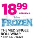 Frozen Themed Single Roll Wrap-Per Roll