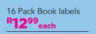 Paint Splat 16 Pack Book Labels-Each