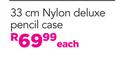 Istyle 33cm Nylon Deluxe Pencil Case-Each
