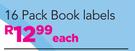 Star Wars 16 Pack Book Labels-Each