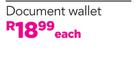 Tatty Teddy Document Wallet-Each