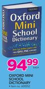 Oxford Mini School Dictionary-Each
