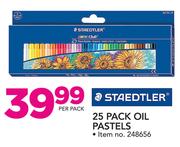 Staedtler 25 Pack Oil Pastels-Per Pack