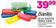 Bantex 30Cm Shuttle Pencil Case-Each