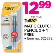 BIC Matic Clutch Pencil 2+ 1 Free-Per Pack