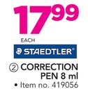 Staedtler Correction Pen-8ml