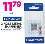 Staedtler 2 Hole Metal Sharpener