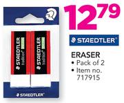 Staedtler Eraser Pack Of 2