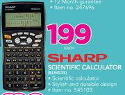 Sharp Scientific Calculator ELW535
