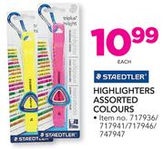 Staedtler Highlighters Assorted Colours-Each