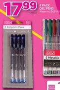 Simple Choice 4 Pack Gel Pens-Per Pack