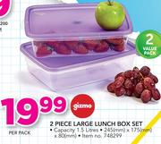 Gizmo 2 Piece Large Lunch Box Set-Per Pack