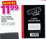 Game Time A4 2 Quire Hard Cover Book
