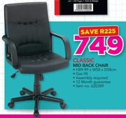 Classic Mid Back Chair