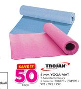 Trojan 4mm Yoga Mat-Each