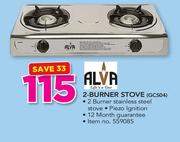 Alva 2-Burner Stove GCS04