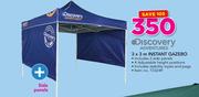 Discovery Adventures 3X3m Instant Gazebo including 2 Side Panels