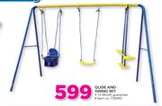 Bounce King Glide And Swing Set