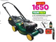 Trimtech 6HP Lawnmower Combo Including Replacement Blades,  500ml Oil And 5Ltr Fuel Container