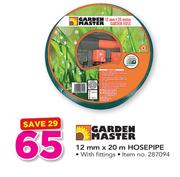 Garden Master Hosepipe 12X20mm