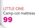Little One Camp Cot Mattress