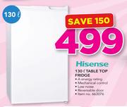 Hisense 130Ltr Table Top Fridge
