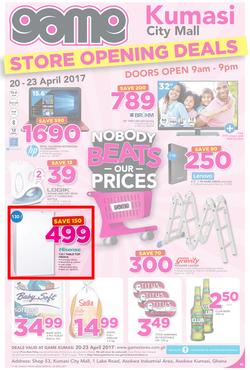 Game Ghana : Kumasi City Mall Store Opening (20 Apr - 23 Apr 2017), page 1