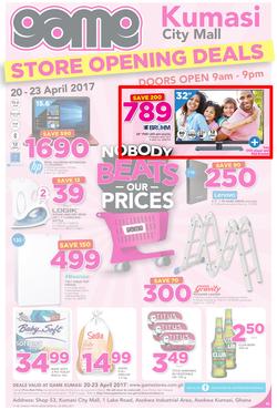 Game Ghana : Kumasi City Mall Store Opening (20 Apr - 23 Apr 2017), page 1