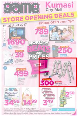 Game Ghana : Kumasi City Mall Store Opening (20 Apr - 23 Apr 2017), page 1